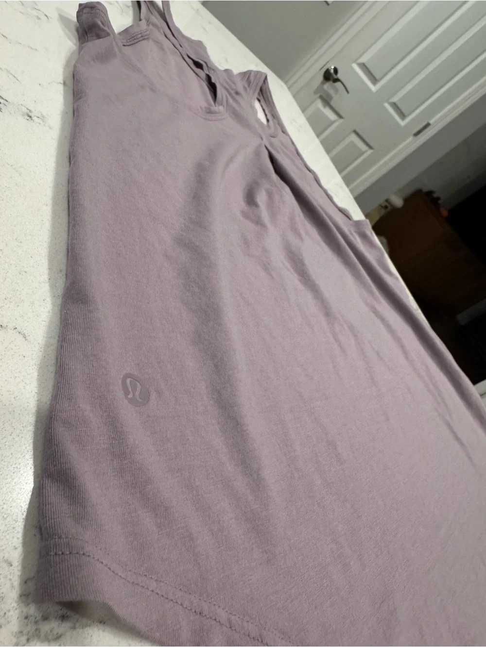 Lululemon Love Tank Pleated Size 6. Excellent Condition - Purple